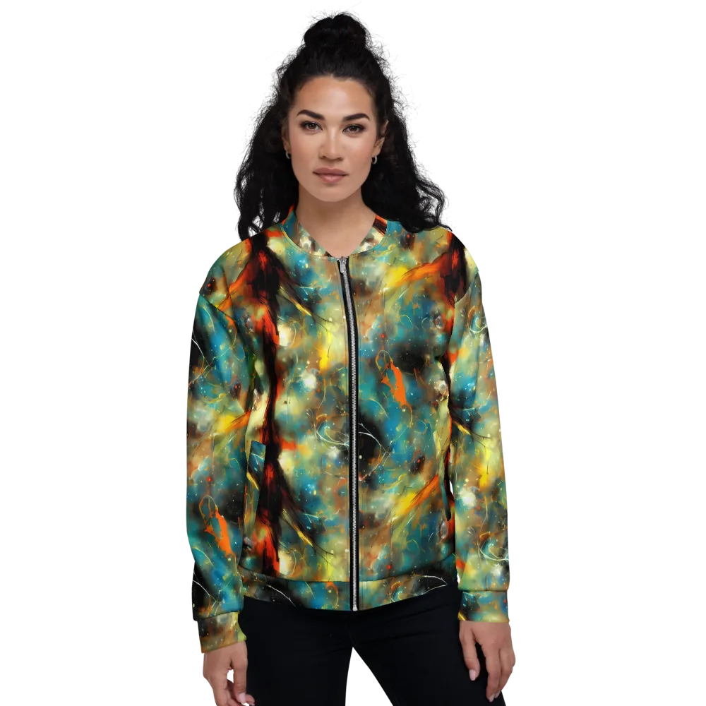 Kohn Cubism on Bomber Jacket — Front
