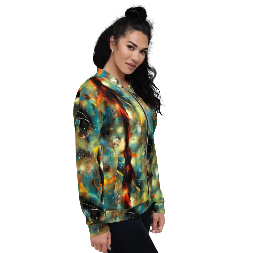 Kohn Cubism on Bomber Jacket — Right