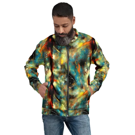 Kohn Cubism on a Bomber Jacket