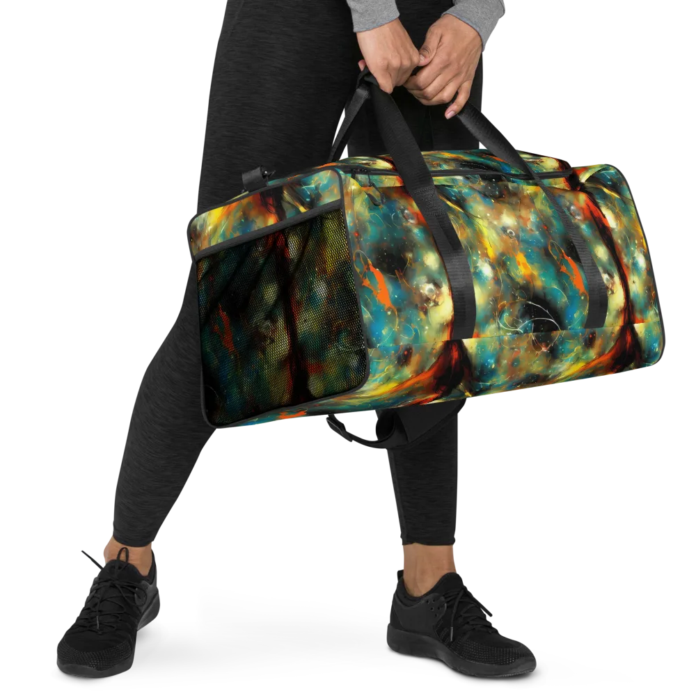 Kohn Cubism on Duffle Bag — Right Front