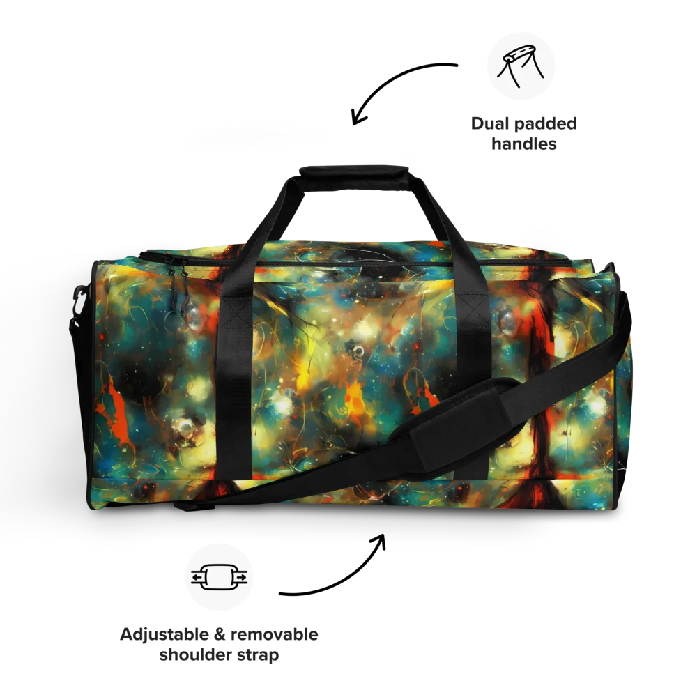Kohn Cubism on Duffle Bag — Front