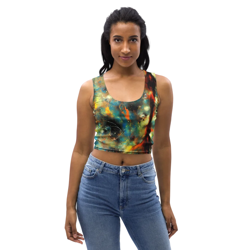 Kohn Cubism on Crop Top — Front