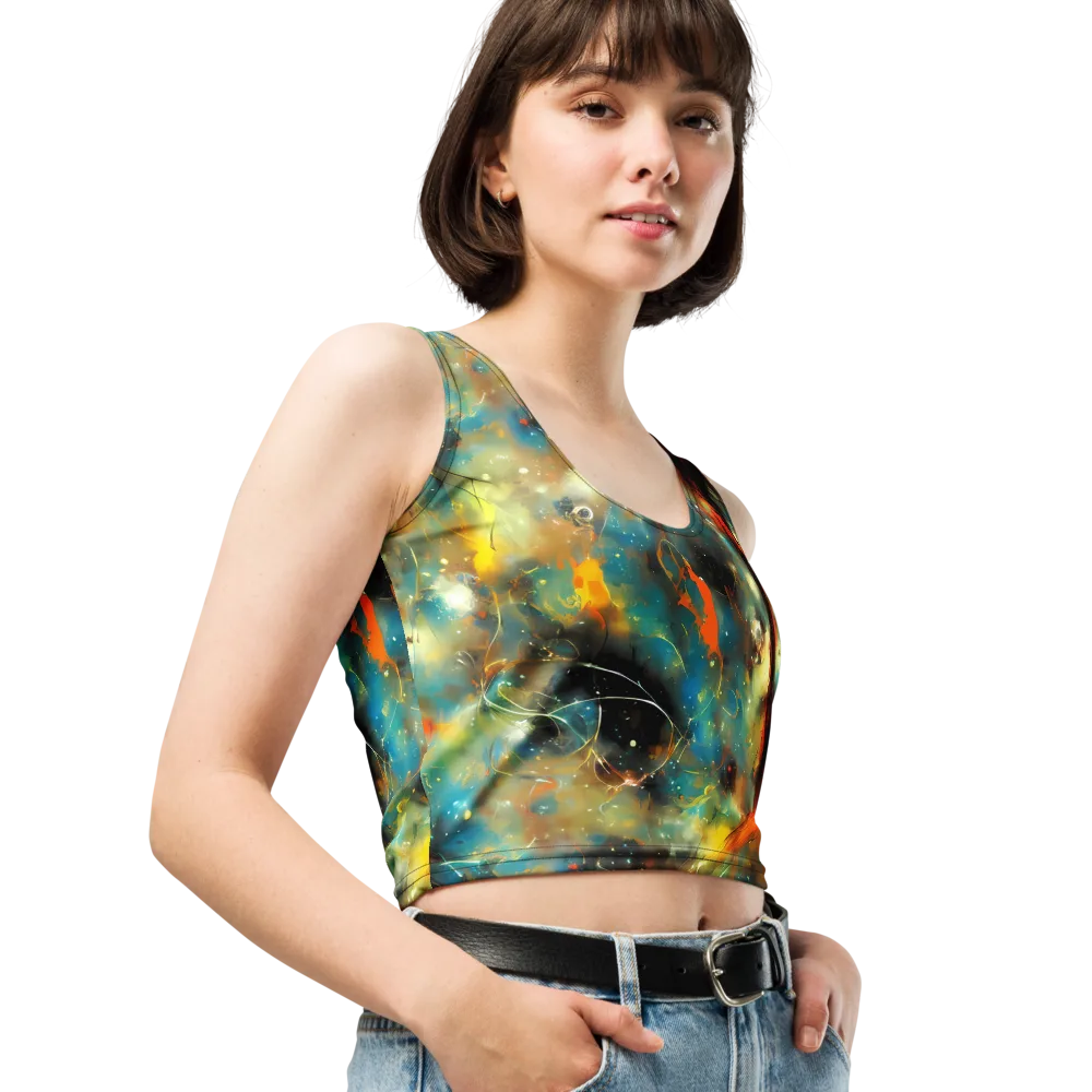 Kohn Cubism on Crop Top — Right Front