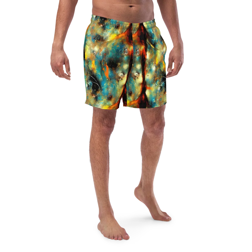 Kohn Cubism on Swim Trunks — Front