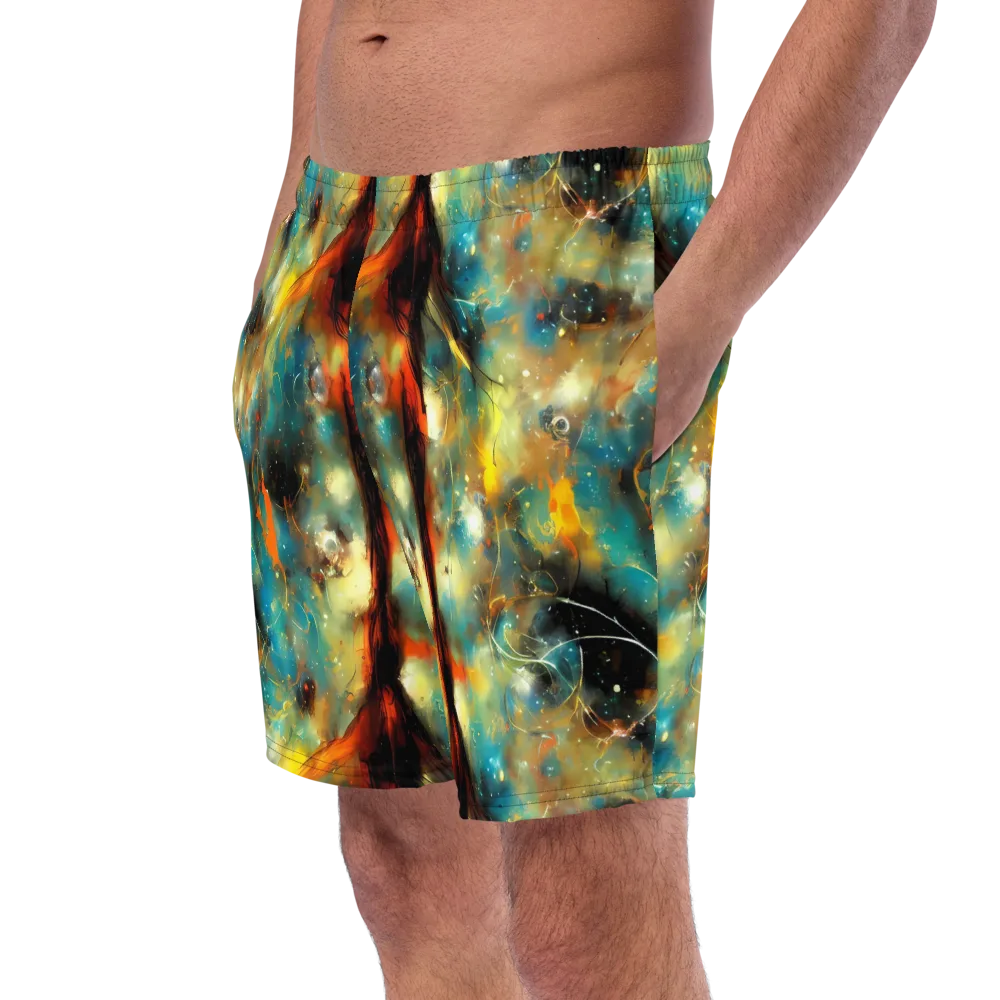 Kohn Cubism on Swim Trunks — Left Front