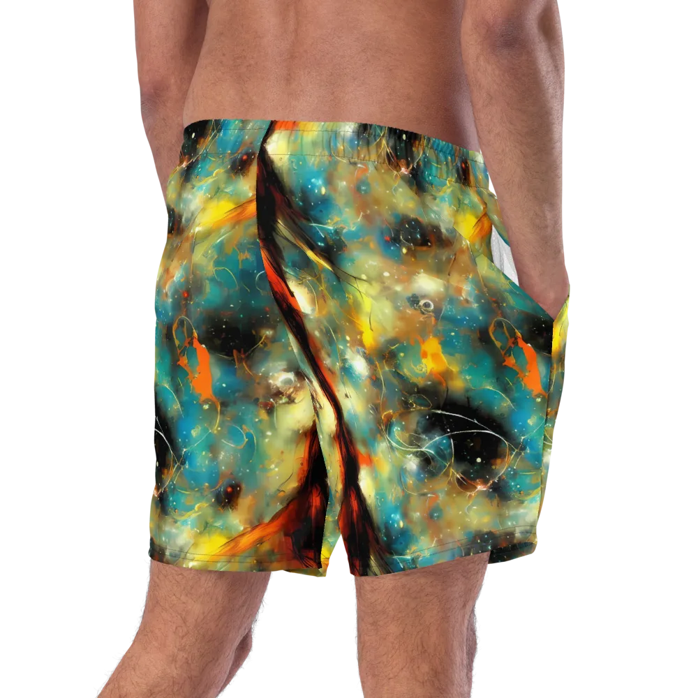 Kohn Cubism on Swim Trunks — Right Back