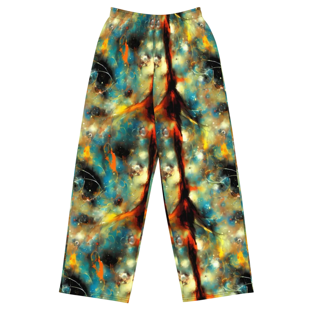 Kohn Cubism on Wide-Leg Pants — Front