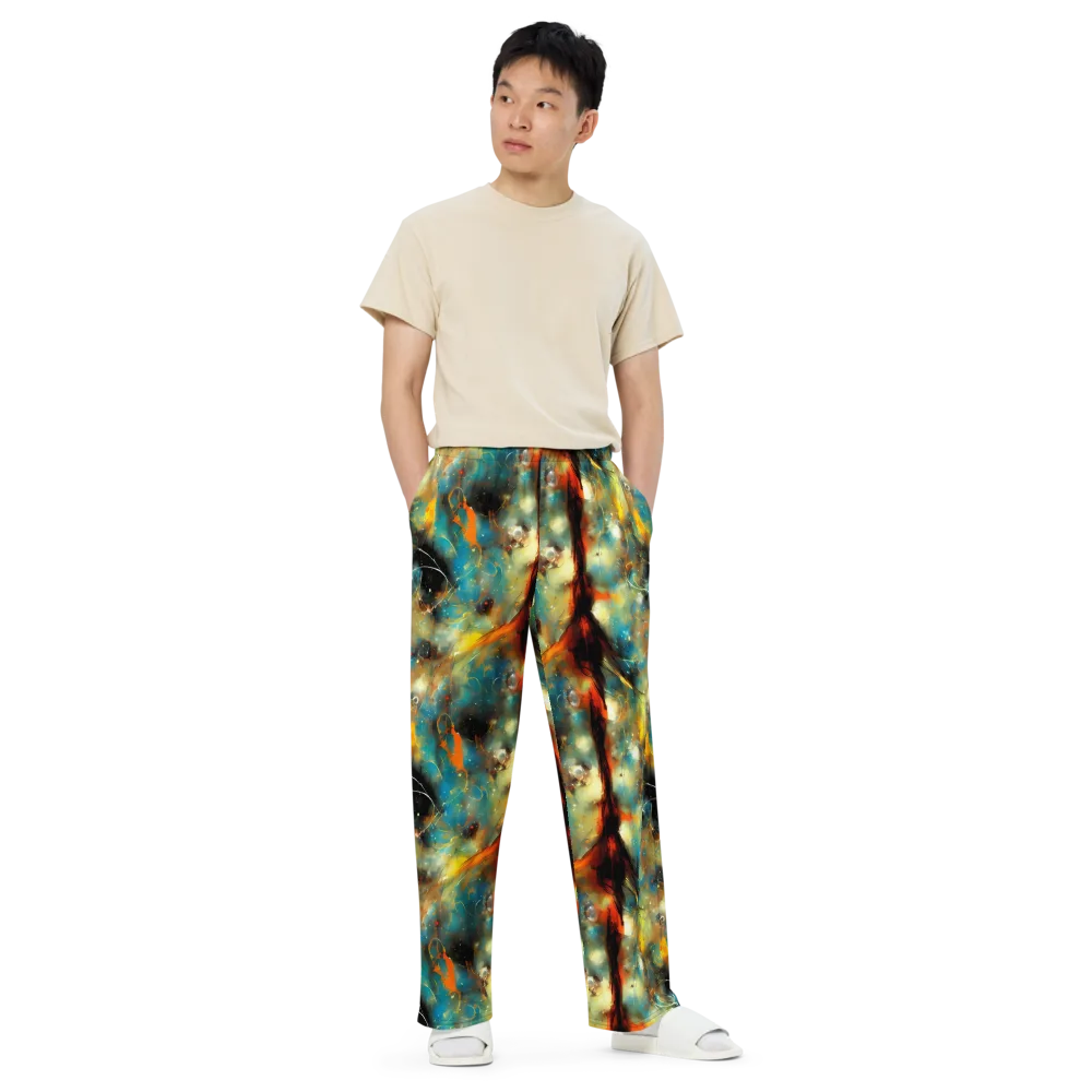 Kohn Cubism on Wide-Leg Pants — Front