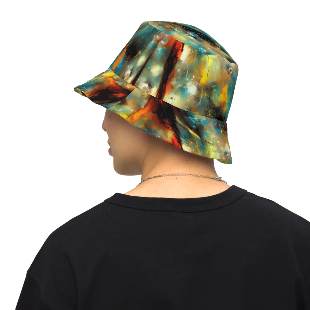 Kohn Cubism on Reversible Bucket Hat — Back Inside