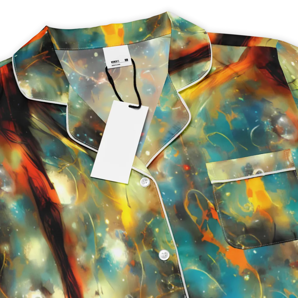 Kohn Cubism on Women's Short Sleeve Pajama Top — Product details