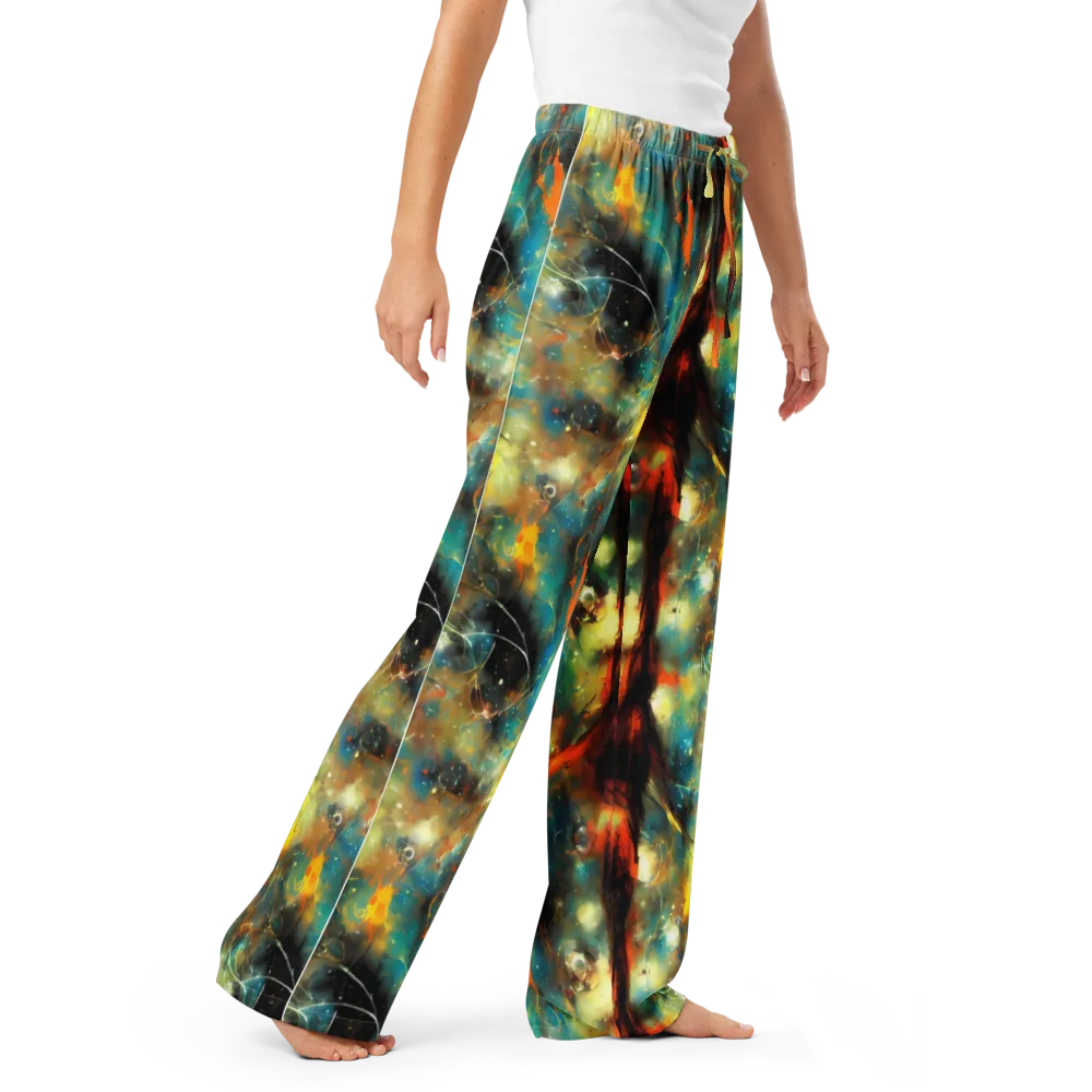 Kohn Cubism on Women's Pajama Pants — Right Front