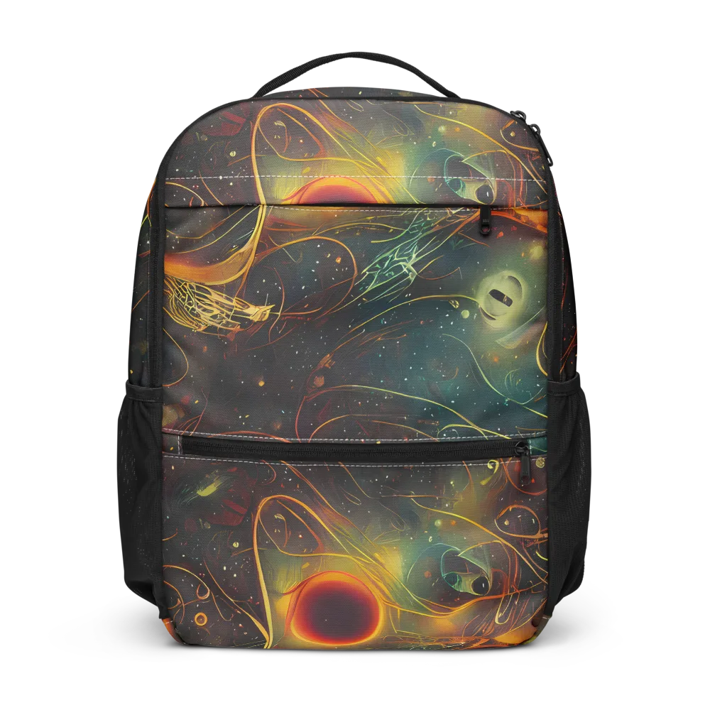 Templesmith Twirl on Utility Backpack — Front
