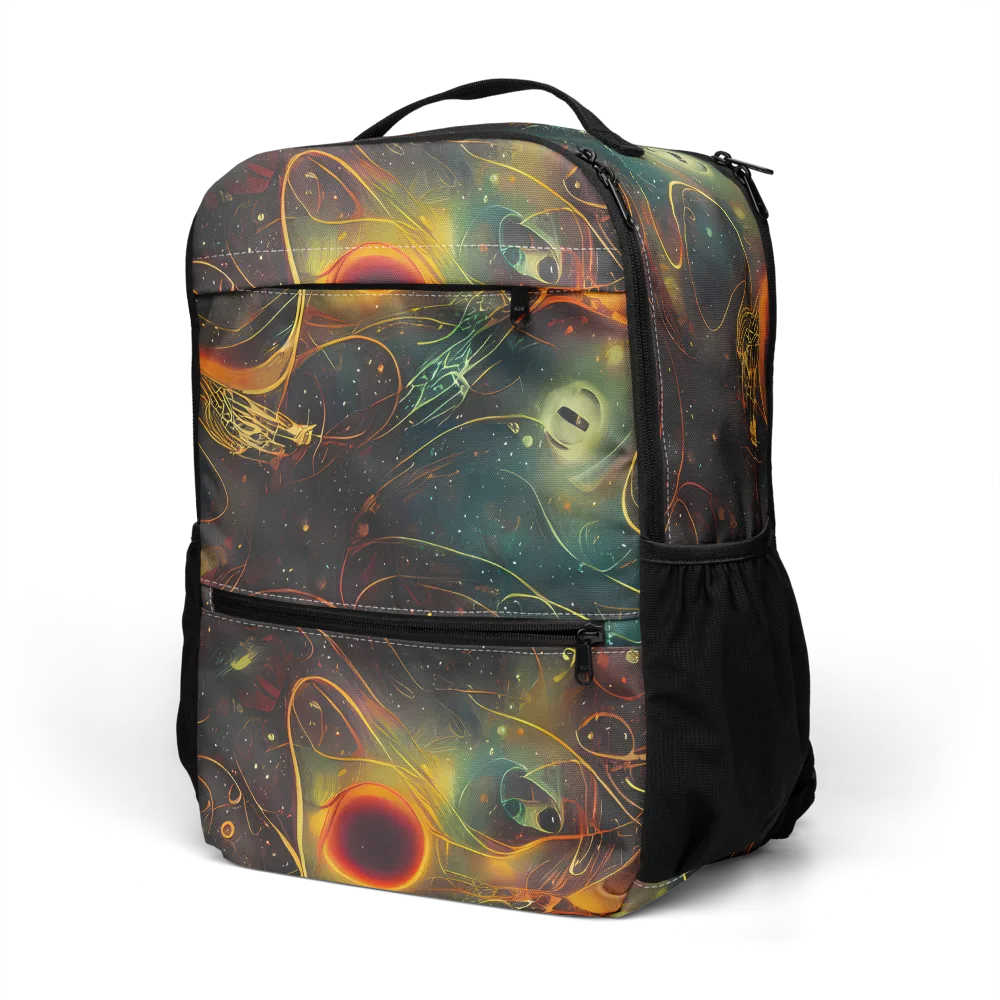 Templesmith Twirl on Utility Backpack — Left Front