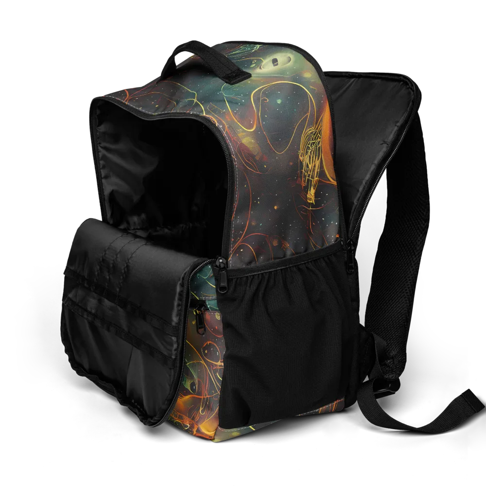 Templesmith Twirl on Utility Backpack — Product details 2