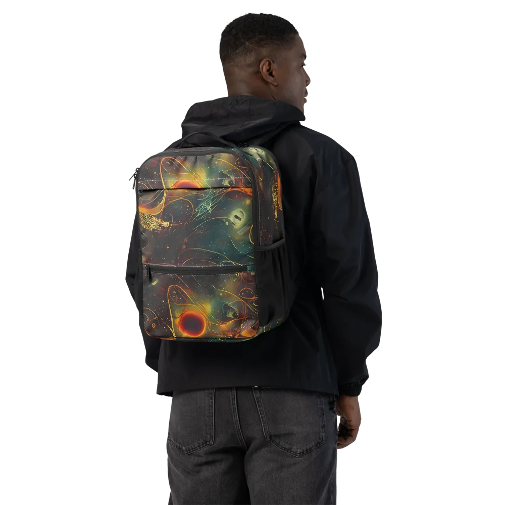 Templesmith Twirl on Utility Backpack — Back