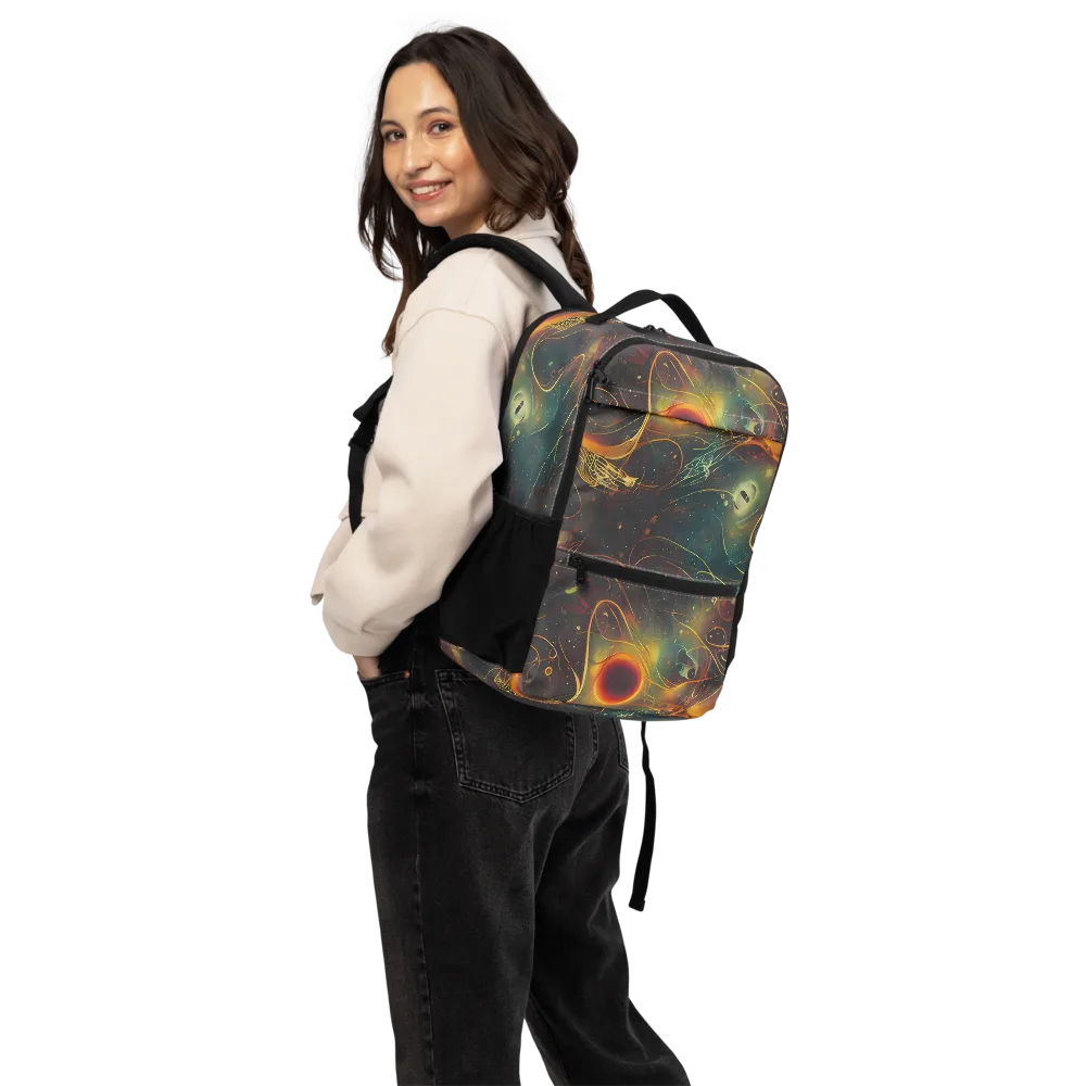 Templesmith Twirl on Utility Backpack — Back
