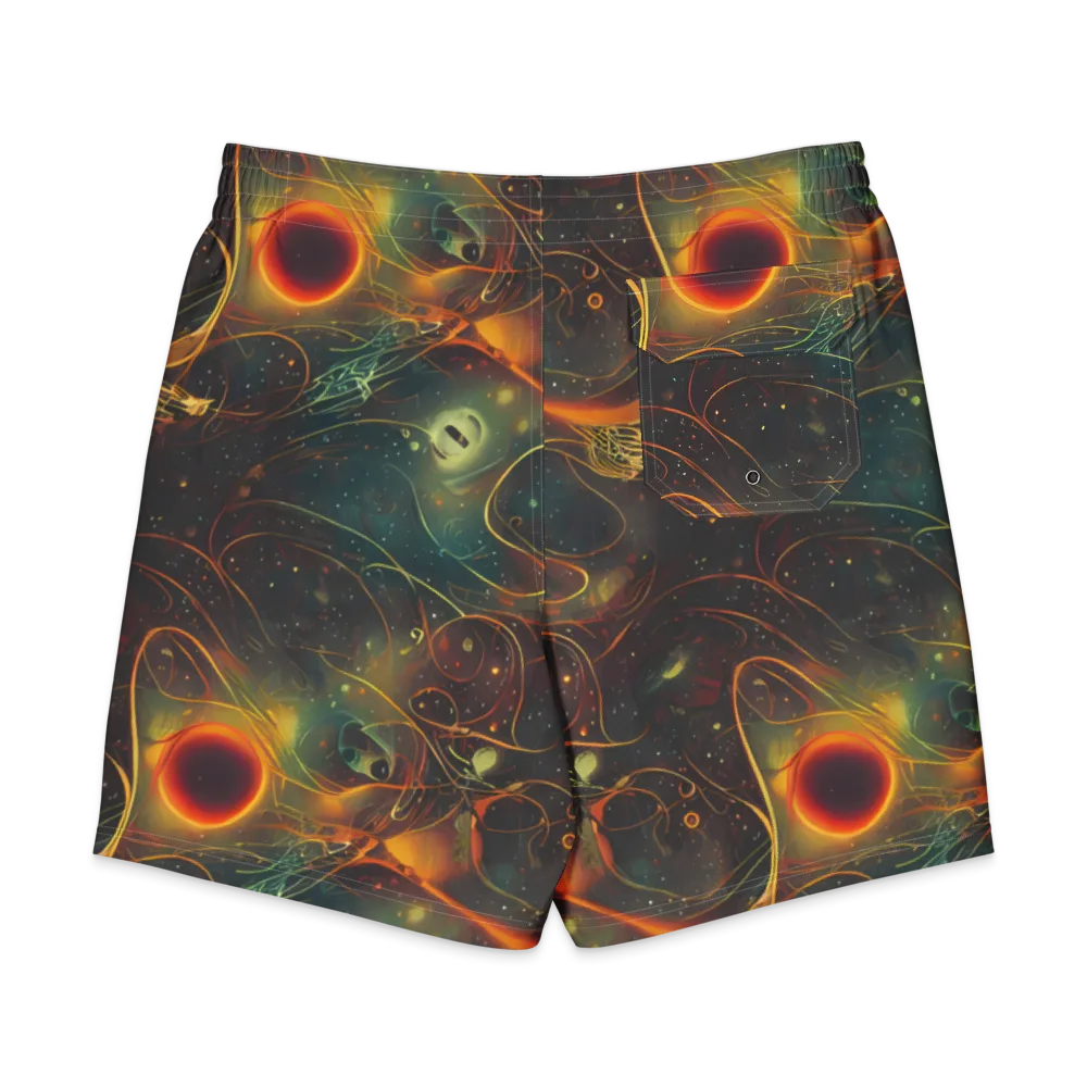 Templesmith Twirl on Men's Board Shorts — Back