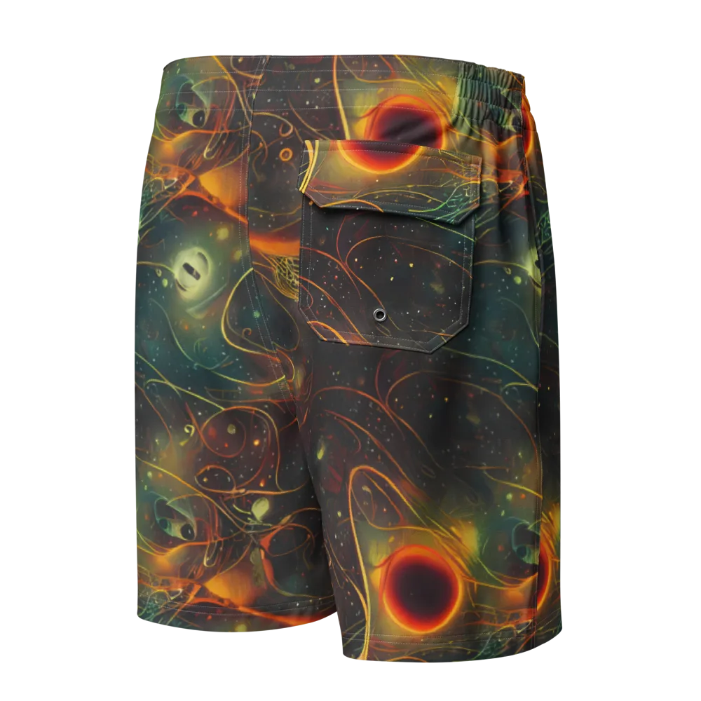 Templesmith Twirl on Men's Board Shorts — Back