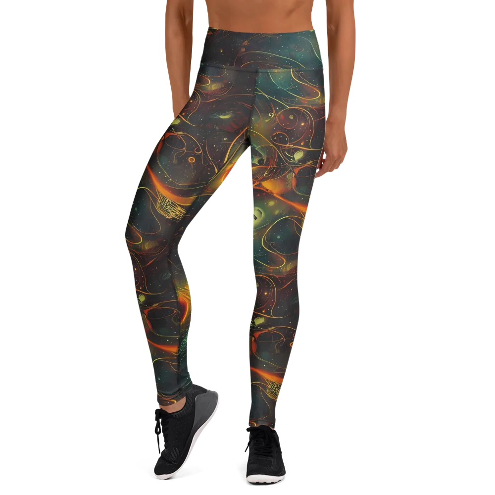 Templesmith Twirl on Yoga Leggings — Front