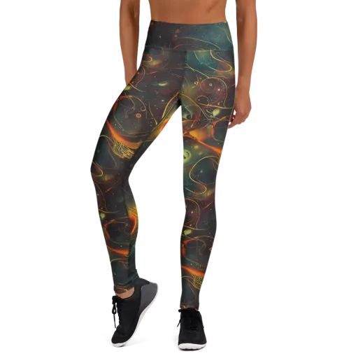 Templesmith Twirl on a Yoga Leggings