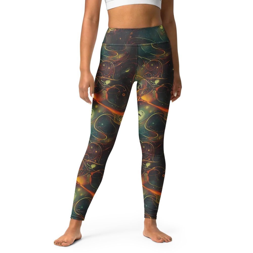 Templesmith Twirl on Yoga Leggings — Front