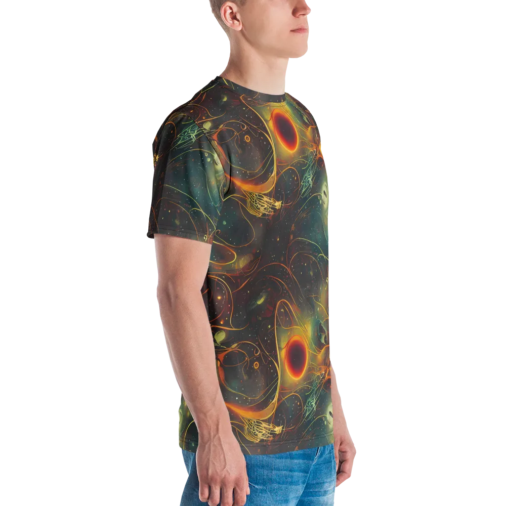Templesmith Twirl on Men's Crew Neck T-Shirt — Right