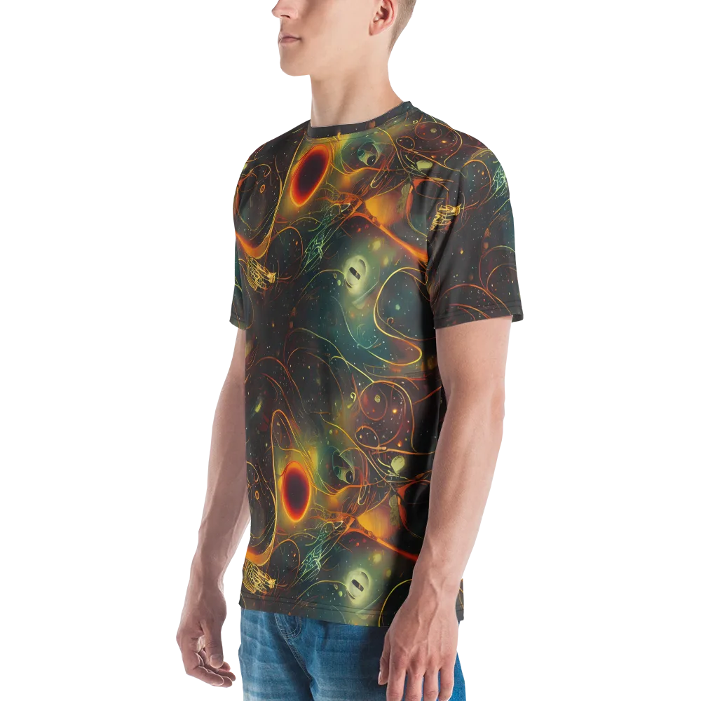 Templesmith Twirl on Men's Crew Neck T-Shirt — Left