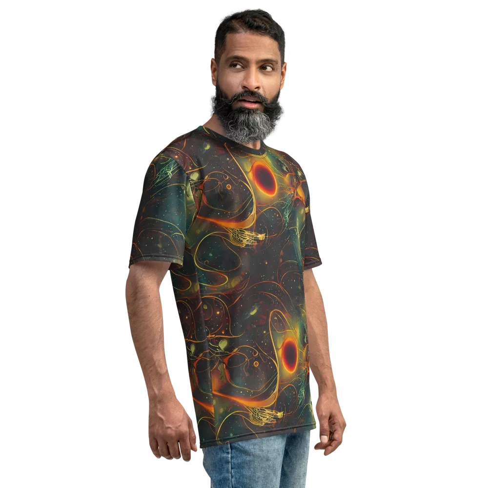 Templesmith Twirl on Men's Crew Neck T-Shirt — Right