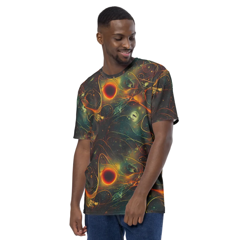 Templesmith Twirl on Men's Crew Neck T-Shirt — Left
