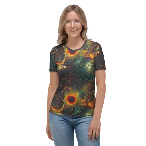 Templesmith Twirl on a Women's Crew Neck T-Shirt