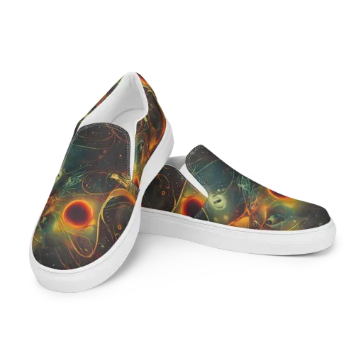 Templesmith Twirl on a Men's Slip-On Canvas Shoes