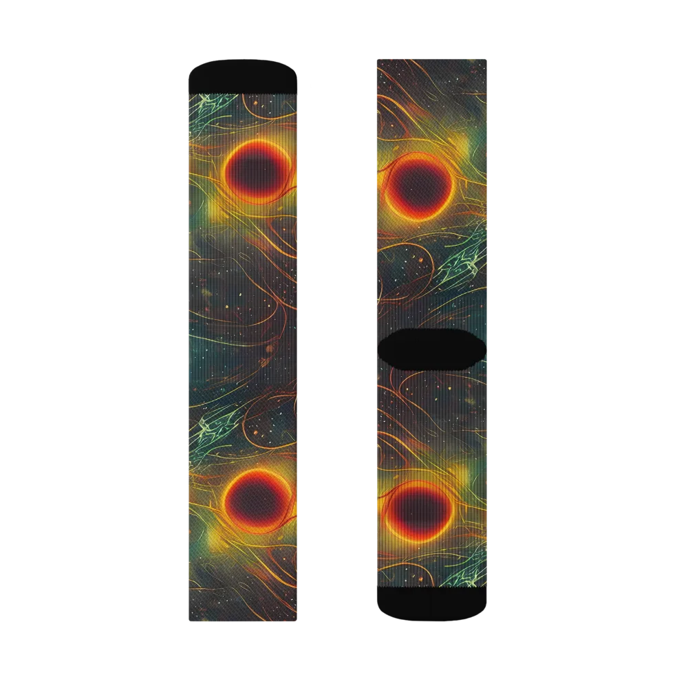 Templesmith Twirl on Socks — Left Sock