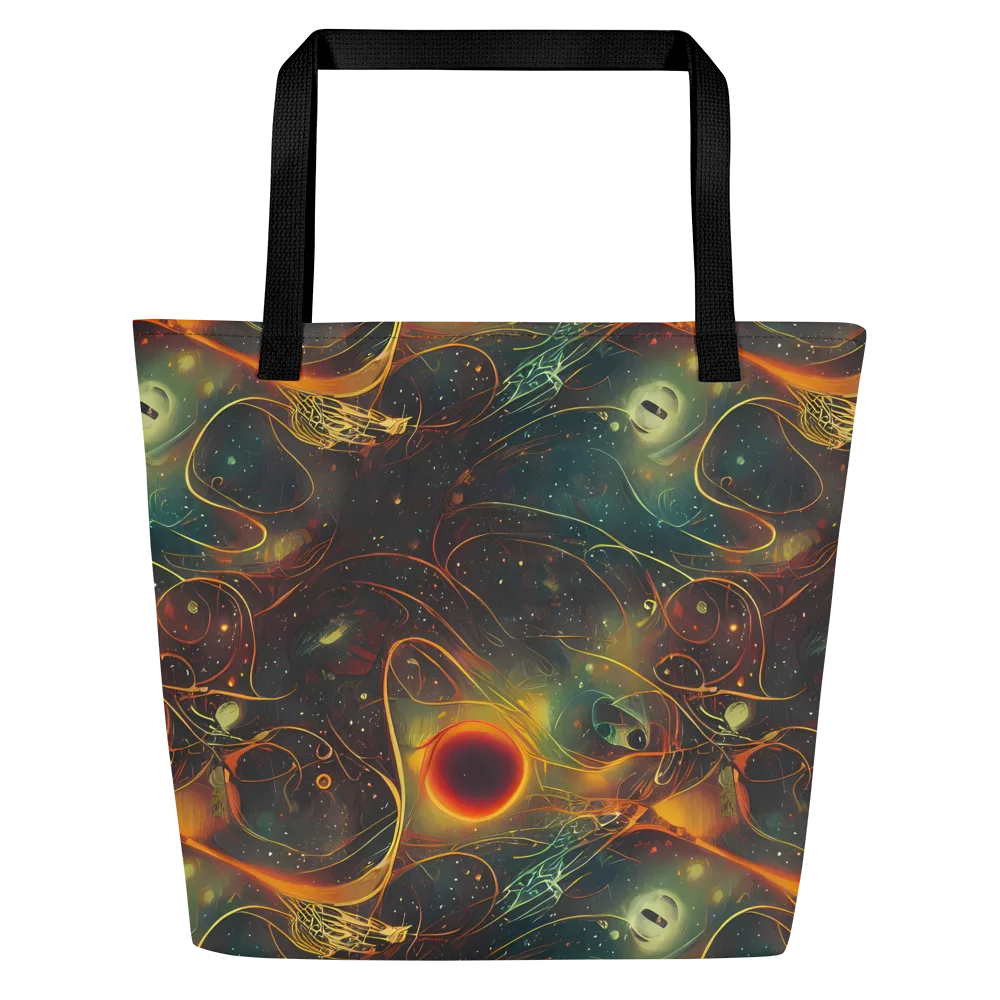 Templesmith Twirl on Large Tote Bag W/ Pocket — Front