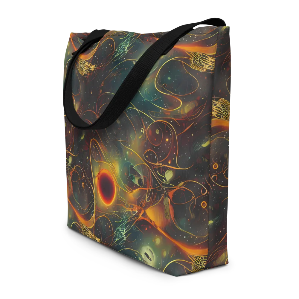 Templesmith Twirl on Large Tote Bag W/ Pocket — Front