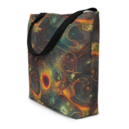 Templesmith Twirl on a Large Tote Bag W/ Pocket