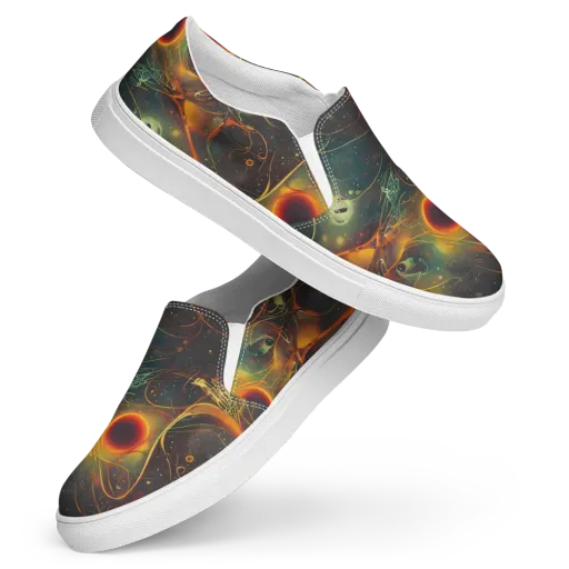 Templesmith Twirl on a Women's Slip-On Canvas Shoes
