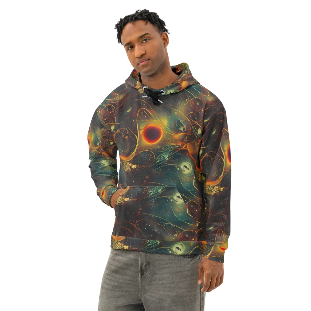 Templesmith Twirl on Cotton Hoodie — Left Front