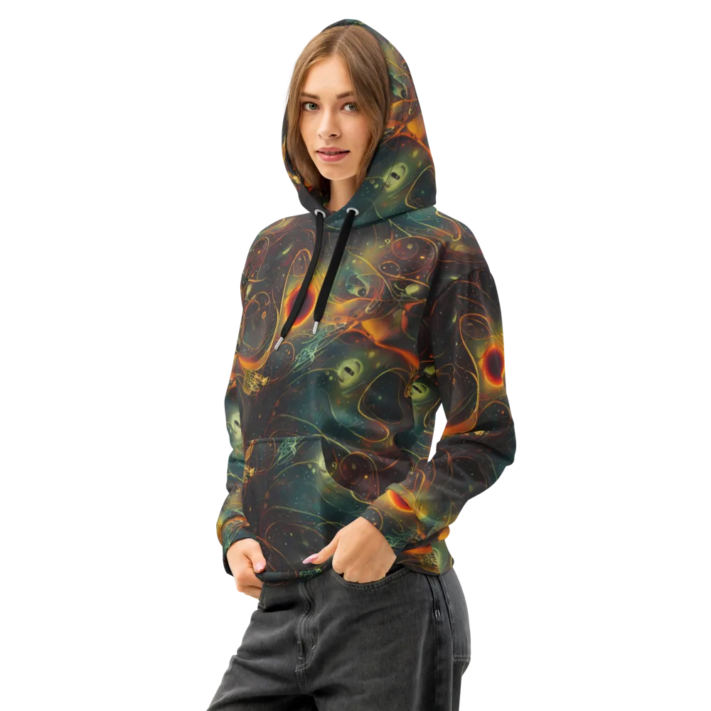 Templesmith Twirl on Cotton Hoodie — Left Front