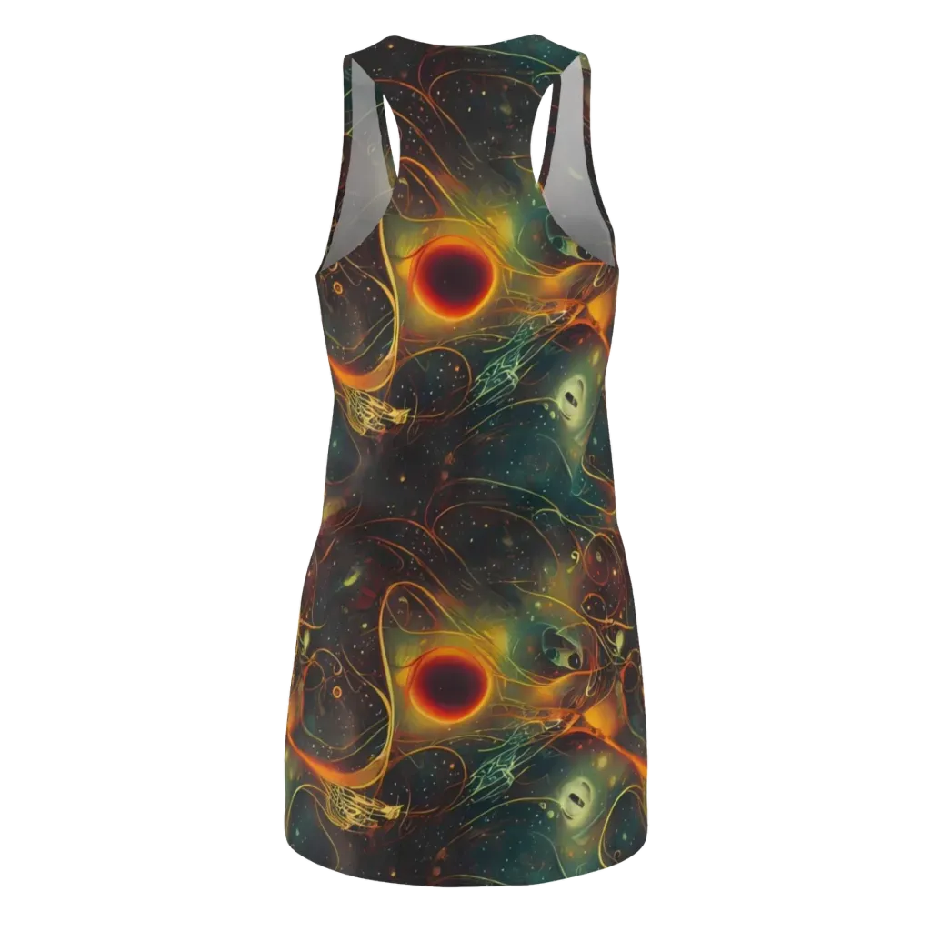 Templesmith Twirl on Racerback Dress — Back