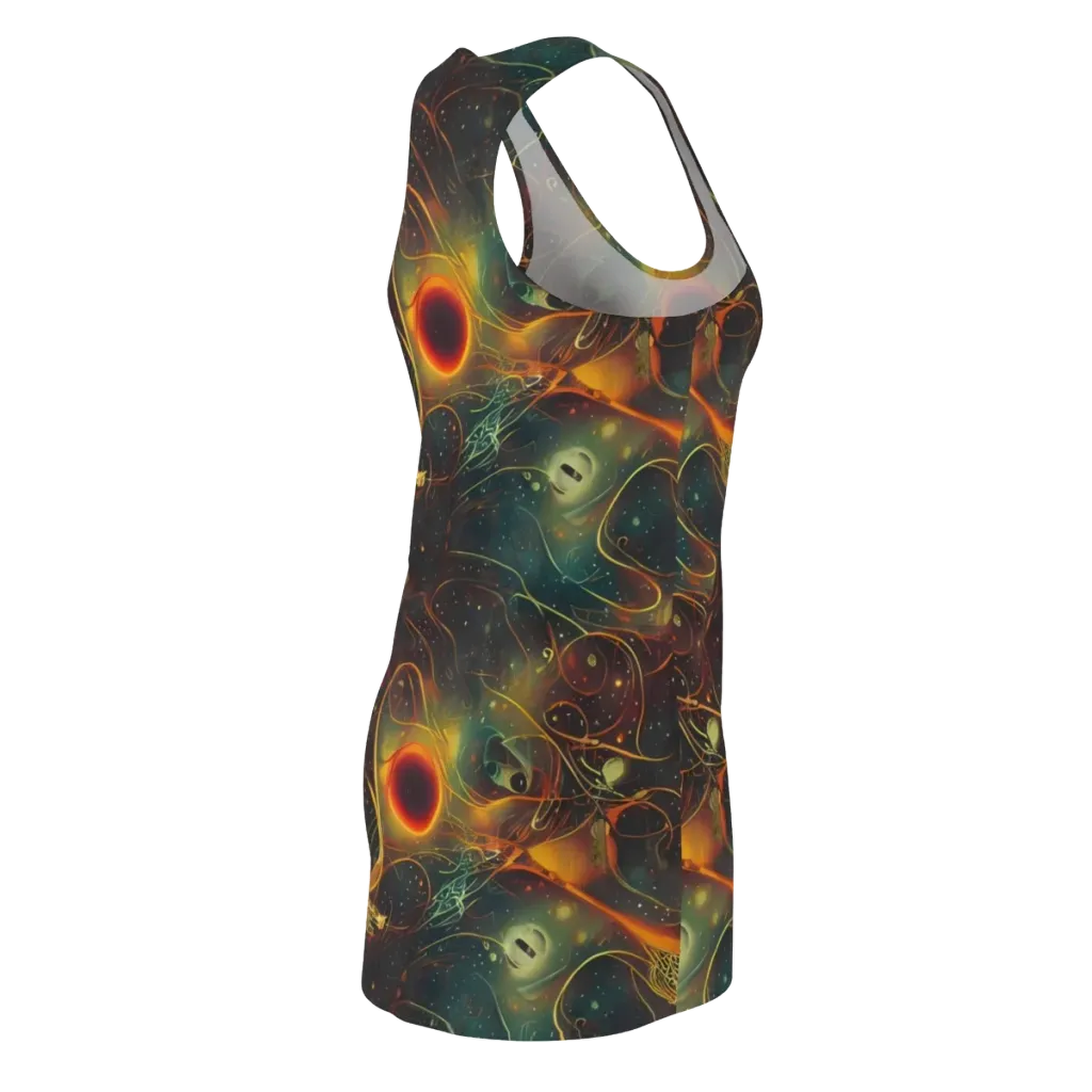 Templesmith Twirl on Racerback Dress — Back Side