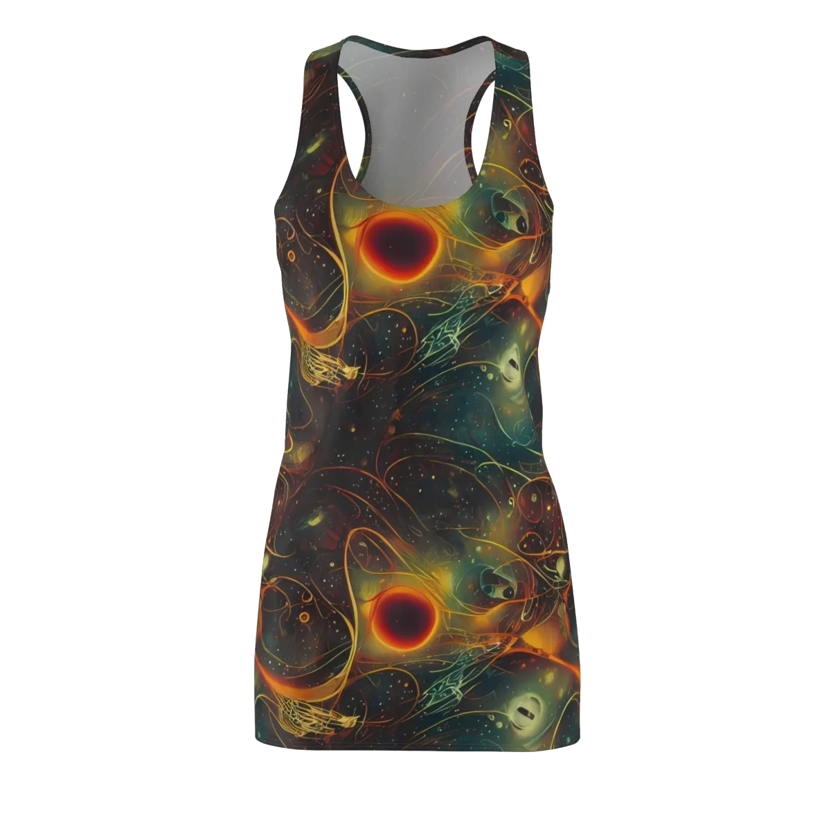 Templesmith Twirl on Racerback Dress — Front