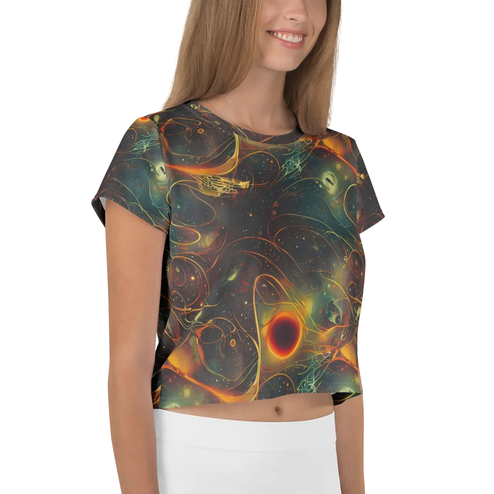 Templesmith Twirl on Crop Tee — Right