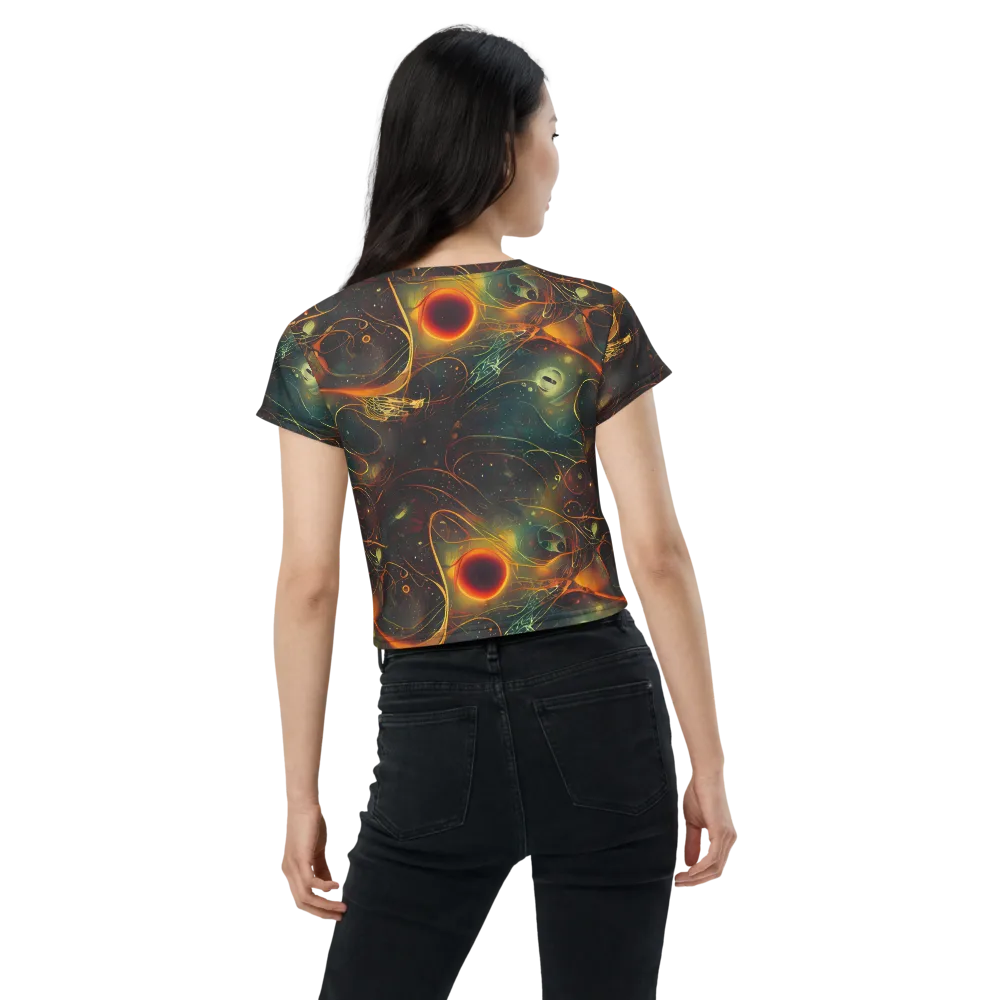 Templesmith Twirl on Crop Tee — Back