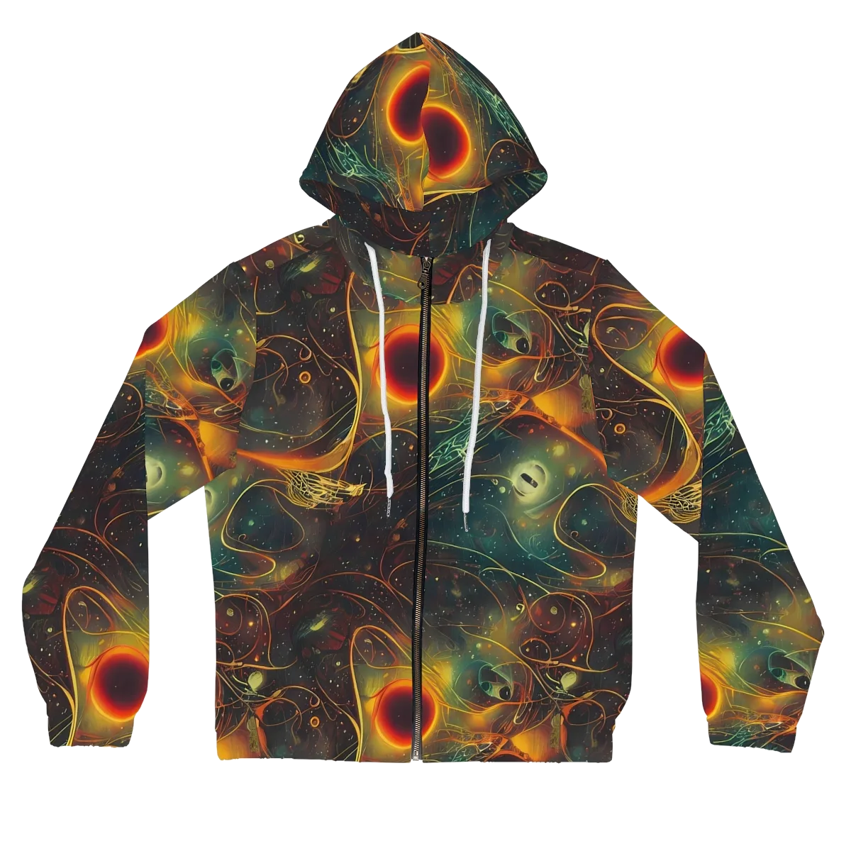 Templesmith Twirl on Women's Full-Zip Hoodie — Front