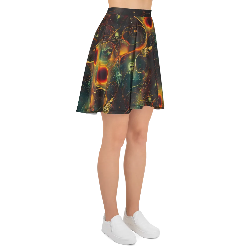 Templesmith Twirl on Skater Skirt — Right