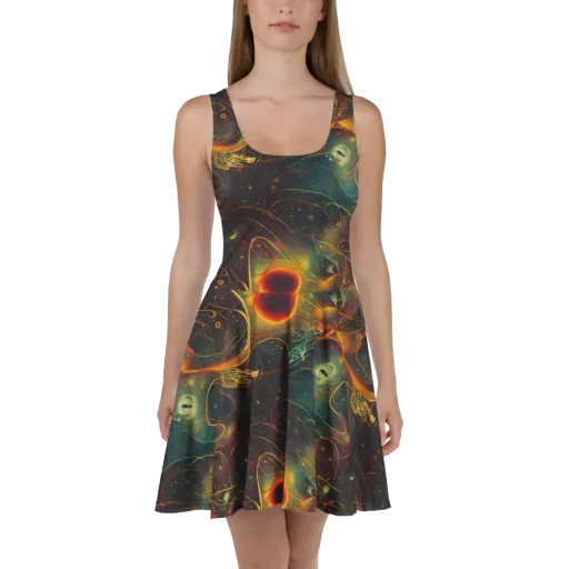 Templesmith Twirl on a Skater Dress