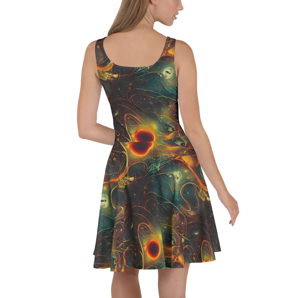 Templesmith Twirl on Skater Dress — Back