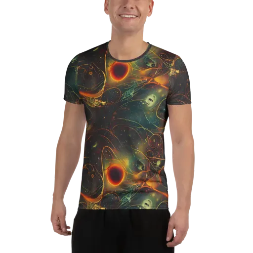 Templesmith Twirl on a Men's Athletic T-Shirt