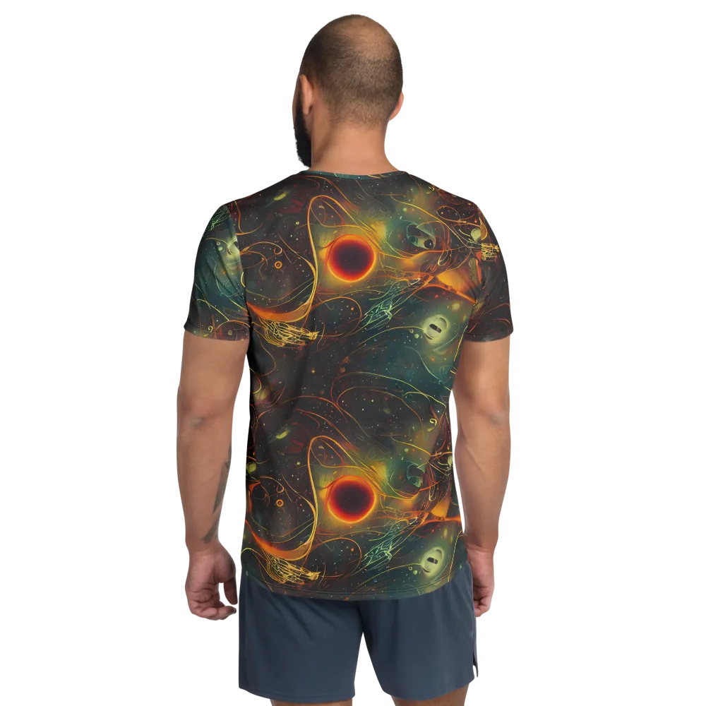 Templesmith Twirl on Men's Athletic T-Shirt — Back
