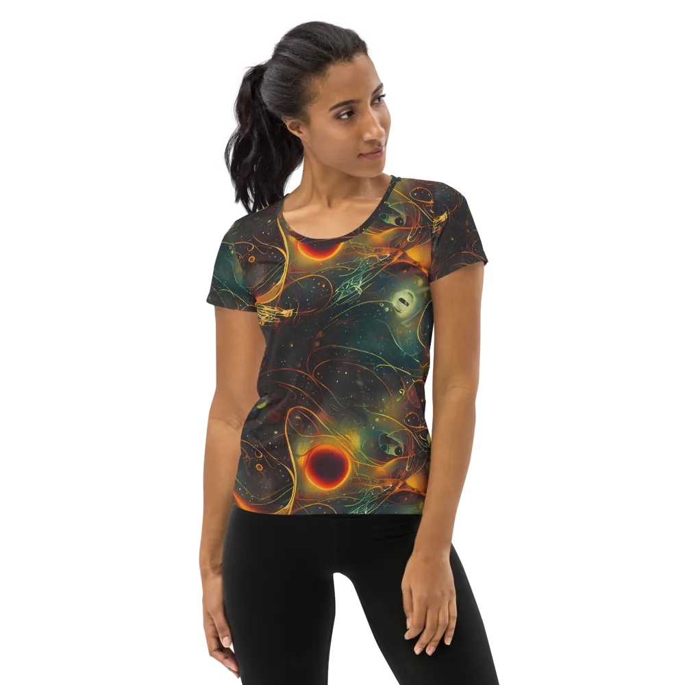 Templesmith Twirl on Women's Athletic T-Shirt — Front